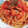 うさぴー☆☆'s cooksnap of when they made なすとベーコンのトマトスパゲティ.