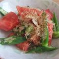 きらり流れ星's cooksnap of when they made おくら☆トマトのシンプルサラダ.