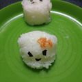 クック3N0VKO☆'s cooksnap of when they made 白いご飯の簡単　キャラクターおにぎり.