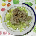 おはなすき's cooksnap of when they made レタスと豚肉の和風サラダ.