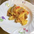 Achaswifey's cooksnap of when they made ロモサルタード　ペルー料理　炒め物.