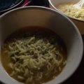 papikun's cooksnap of when they made 袋麺！豚骨ラーメンで旨辛アレンジ☆.