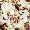しーくれっと・らいふ's cooksnap of when they made 豚ひき肉と玉ねぎ♪トースターお好み焼き♪.