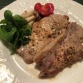 オレンジミントソーダ's cooksnap of when they made 豚ランプ肉のハニーマスタードソテー.