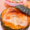 ☆ﾘﾝｺﾞ☆'s cooksnap of when they made 【簡単】坊ちゃんかぼちゃグラタン.