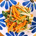 ぽわとーる's cooksnap of when they made 人参と水菜のシャキシャキきんぴら☆.