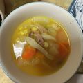 食べまくり's cooksnap of when they made ■かぼちゃとベーコンのコンソメスープ■.