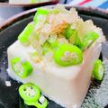 U☆kaoru's cooksnap of when they made 超簡単！オクラをのせただけ 冷奴.