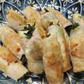 ぱにぱる's cooksnap of when they made 巻いて焼くだけ★豚肉の梅しそチーズ巻き.