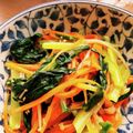 こずっぺ's cooksnap of when they made レンジで簡単！こまつなのナムル★.