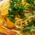miimama222's cooksnap of when they made 簡単！プチ贅沢ミニトマトパスタ.
