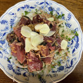 クック8J0LFQ☆'s cooksnap of when they made 新玉ねぎと鰹のごま和えサラダ.