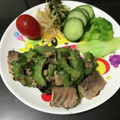 梨吉くん's cooksnap of when they made 簡単&美味♪ゴーヤと鯖水煮缶の生姜炒め.