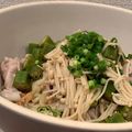 Shimay☆'s cooksnap of when they made 【腸活】豚肉、えのき、オクラの冷やし中華.