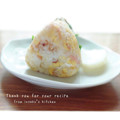 inyako's cooksnap of when they made 美味！紅しょうがと炒り卵のおにぎり.