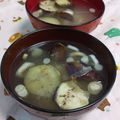 赤い電話's cooksnap of when they made 茄子のポカポカお味噌汁.