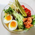 azbjbn's cooksnap of when they made 盛岡冷麺にのせるいろんな具.