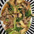 猫のミイヤ's cooksnap of when they made 小松菜とエリンギのとろ～り豚丼.