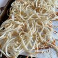 キュキュットさん's cooksnap of when they made 余ったうどんで。カリカリおやつ.