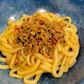まなMINI's cooksnap of when they made 激辛豚そぼろとたっぷりねぎの冷やしうどん.