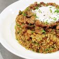 クックUR9L2V☆'s cooksnap of when they made 豚バラで美味☆カレー炒飯（ドライカレー）.
