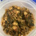 Amerixx's cooksnap of when they made ひよこ豆とほうれん草の炒め風インドカレー.