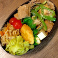 ばたみそーぱん☆'s cooksnap of when they made レンジ！豚肉と厚揚げとピーマンの味噌炒め.