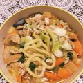みちばたの花's cooksnap of when they made 超簡単☆甘辛煮込み肉きつねうどん♪♪♪.