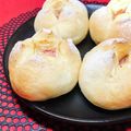ぽんしゅラブ子's cooksnap of when they made ベーコンとクリームチーズのパン.