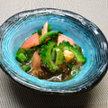 ゆうかりおん's cooksnap of when they made もずく酢とゴーヤと錦糸卵で簡単酢の物.