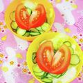 ふうはっちゃん's cooksnap of when they made ハート型のトマトのサラダ.
