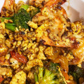 ミンジュン's cooksnap of when they made 簡単な海老卵と夏野菜オイスターソース炒め.