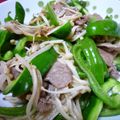 mapletwins's cooksnap of when they made ピーマンと豚肉のオイスターソース炒め.