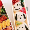 いまなつ28's cooksnap of when they made キャラ弁☆早楽簡単！スヌーピー弁当☆.