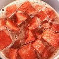 れもれもさーちゃん❕'s cooksnap of when they made すいかゼリー.