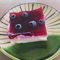 yampotato's cooksnap of when they made レアチーズ風ブルーベリーヨーグルトケーキ.