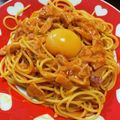 わのなの's cooksnap of when they made やった♪五右衛門風カルボナーラチリトマト.