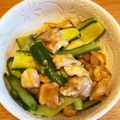 miyukosan's cooksnap of when they made 鶏肉と胡瓜のあっさり塩炒め.