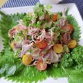 辰夫女子's cooksnap of when they made 砂肝と香味野菜のポン酢和え☆.