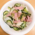 ★ぴよぴよ501★'s cooksnap of when they made きゅうりとハムの酢の物✿.