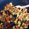 ひろ☆はる❇︎ママ's cooksnap of when they made オクラとトマトのカレー炒め煮.