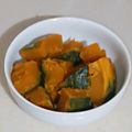 クックHX2GFD☆'s cooksnap of when they made レンジで味染み！かぼちゃの煮物～めんつゆ.