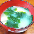 ○ゆきみだいふく○'s cooksnap of when they made 本だしで簡単！基本の豆腐とわかめの味噌汁.
