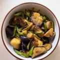 独身中は料理ゼロ♡'s cooksnap of when they made ナス＆ピーマンのしょうがポン酢炒め.