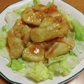 55才のおじさん's cooksnap of when they made 簡単♪鶏胸肉のマーマレード照り焼き.