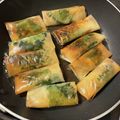 たらたぬ's cooksnap of when they made キャベツと玉ねぎと牛肉だけで！簡単春巻き.