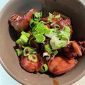 ぴんくすいか's cooksnap of when they made 鳥もつ煮（鶏もつ煮）簡単★山梨Ｂ級グルメ.
