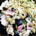 伶夜11's cooksnap of when they made ワンポット♡キノコとベーコンの和風パスタ.