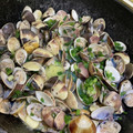 yu228's cooksnap of when they made ⭐️ 旨味たっぷりのハマグリの酒蒸し！.