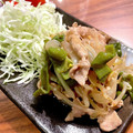 ウマナミ's cooksnap of when they made 豚こま肉ともやしとピーマンの生姜炒め.